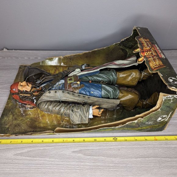 Disney Talking Jack Sparrow Pirates of the Caribbean Dead Man's Chest 15" - Picture 12 of 13